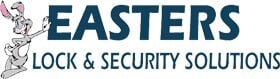 Logo of Easters Lock & Security Solutions featuring a cartoon rabbit beside the company name.